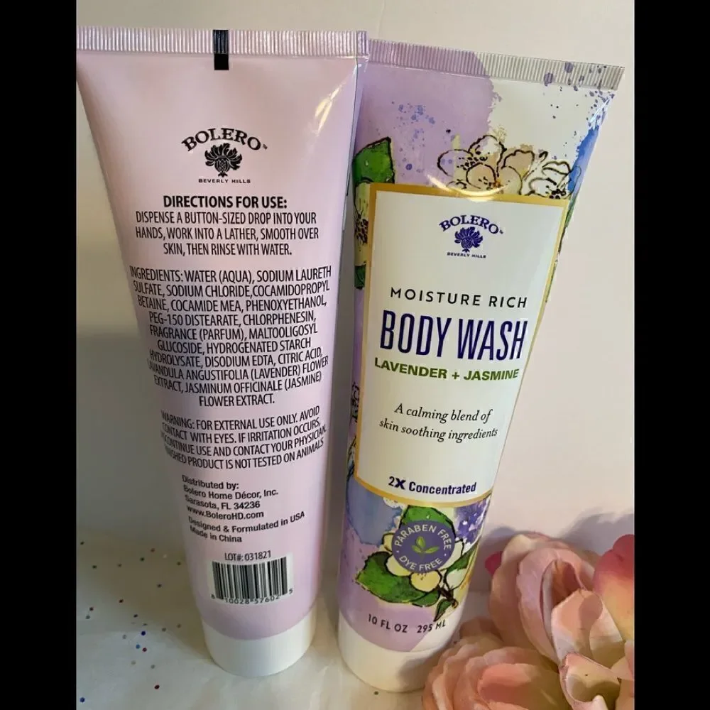 🛍Bolero Moisture Rich Body wash set of 2 10FLOZ